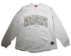 Paragraph (パラグラフ) ロンT ロングTシャツ 長袖 2022SS (Season 7) NO.022 Long sleeve Tee MELANGE