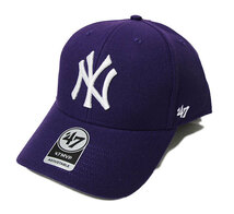 ’47 (フォーティセブン) FORTYSEVEN ヤンキース キャップ 帽子 Yankees ’47 MVP Purple MLB メジャーリーグ ベースボール_画像1