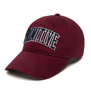 PRIMITIVE SKATEBOARDING (プリミティブ) キャップ 帽子 Collegiate Arch Strapback BURGUNDY