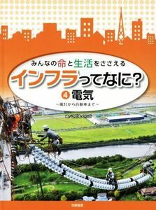 みんなの命と生活をささえるインフラってなに？(４) 電気　電灯から自動車まで／こどもくらぶ(著者)