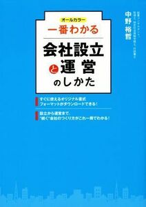 一番わかる会社設立と運営のしかた　オールカラー／中野裕哲(著者)