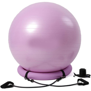  exercise ball fitness ball Schic yo Gabor exercise ball anti Burst Jim home office light red purple 55cm