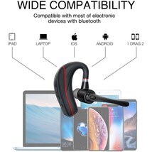 Bluetooth ヘッドセット5.0 高音質片耳 内蔵マイクBluetoothイヤホン ビジネス 快適装着 ハンズフリー通話 また日本技適マーク取得品_画像6