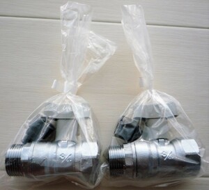 ☆キッツ KITZ ガスバルブ 3/4 ガス栓◆2個セット・高品質・軽量・コンパクト2,991円