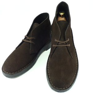 CLARKS desert boots [ указанный размер :7 ( Япония справка размер примерно 25.0cm) вес :890g] X539Z Clarks обувь обувь замша чукка -