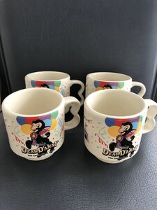 TDL ディズニー　こひつじのダニー　スーベニアカップ　4個セット　マグカップ