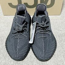 【新品未使用】27cm adidas Yeezy Boost 350 V2 Black アディダス イージー ブースト 350 V2 ブラック US9 カニエウエスト FU9006_画像3