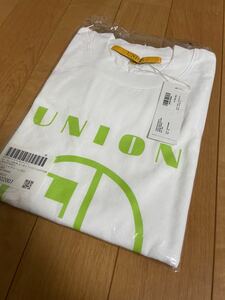 新品未使用品 サイズXL UNION ORIGINAL KTL TEE WHITE GREEN ユニオン オリジナル 半袖Tシャツ ホワイト グリーン