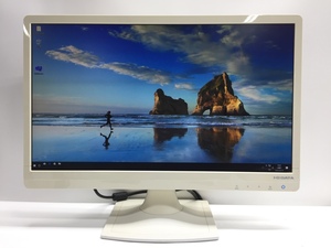 【本体黄ばみ】ディスプレイ本体でブルーライトを低減■IO-DATA LCD-AD222EW /LED21.5型フルHD 1920x1080/D-Sub/DVI