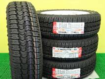 S3199 新品 X BLOOD DIESEL ディーゼル 4.5J +43 ホワイト 白 155/65R14 ラジアル A/T ホワイトレター スペーシア ギア ウェイク ekクロス_画像3