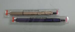 【JET STREAM EDGE 】「三菱鉛筆《uni》」の超極細「0.28㎜芯」新品未使用品　×「2本セット」と替芯「黒又は、青、か赤」×「1本」