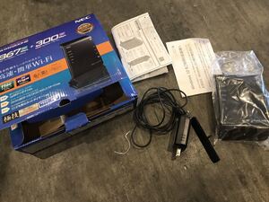 【中古】無線ルーター NEC Wi-Fi PA-WG1200HS 無線LANルータ Windows10対応 Wi-Fiルーター ※短時間通電確認済