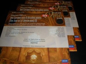 モーツァルト ドン・ジョヴァンニ シエピ ダンコ ベーメ クリップス ウィーン・フィル 3CD