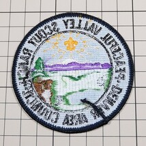 BM39 デンバー エリア カウンシル ピースリー バレー ボーイスカウト 丸形 ワッペン パッチ DENVER AREA COUNCIL PEACEFUL VALLEY_画像2