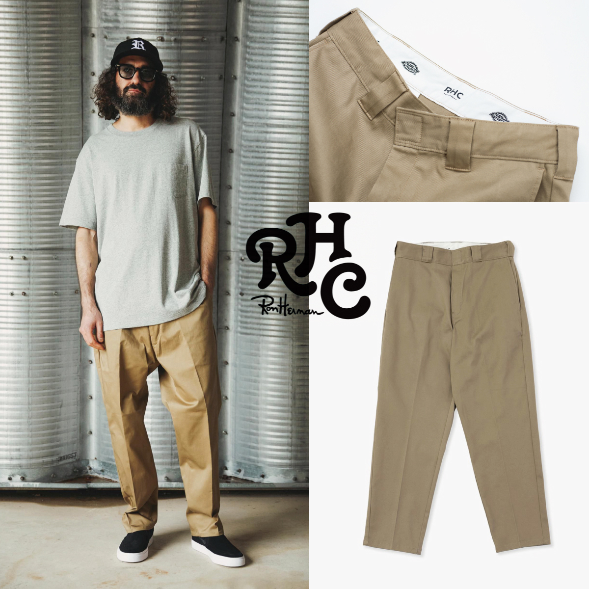 Dickies×RHC Stretch Cotton Wide Pants-