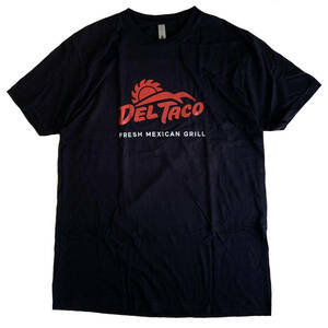 DEL TACO　デルタコ　Tシャツ　ブラック　Mサイズ　LOGO TEE　ブリトー　タコス　メキシコ　スーベニア