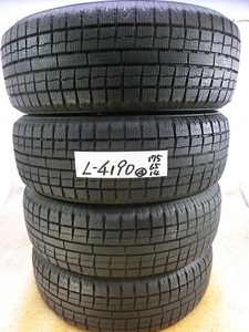 L-4190 溝あり 中古スタッドレス トーヨー GARIT G5 175/65R14 82Q (4本)