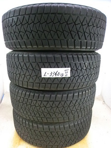 L-3340 中古スタッドレスタイヤ ブリヂストン BLIZZAK DM-V2 225/65R17 102Q (4本)