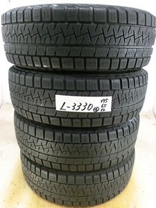 L-3330 中古スタッドレスタイヤ ピレリ ICE ASIMMETRICO 175/65R14 82Q (4本)