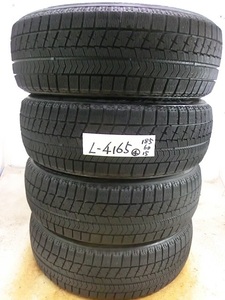 L-4165 中古スタッドレス ブリヂストン BLIZZAK VRX 185/60R15 84Q (4本)