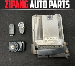 VW066 7L トゥアレグ V8 後期 BAR エンジン コンピューター キー 鍵/スロット付 ◆7L0 907 560 A ★動作OK/エラー無し ◎ ★即決★