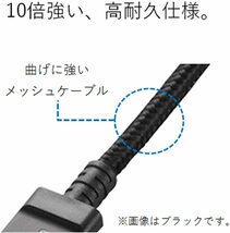 マイクロUSBケーブル microUSB 急速充電対応_画像2