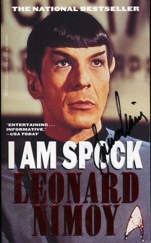 レオナード・ニモイ 直筆サイン入り自著 証明書付 UACCrd