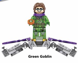 翌日発送　1体　グリーンゴブリン スパイダーマン　ミニフィグ ブロック LEGO レゴ　互換 ミニフィギュア ef