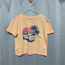 新品　ギャップ　半袖　Tシャツ　140 オレンジ　トップス　ギャップキッズ　プリントTシャツ 半袖Tシャツ_画像1