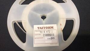 TAIYOHM RM18 472J 4.7KΩ 3225型 1500個　BOX31/1500個