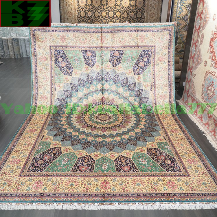 [Luxury Rug] Persian Carpet Silk★310x430cm 100% Handmade Carpet Rug Home Interior Drawing Room Living Luxury Decoration X32, furniture, interior, carpet, rug, mat, Carpet general