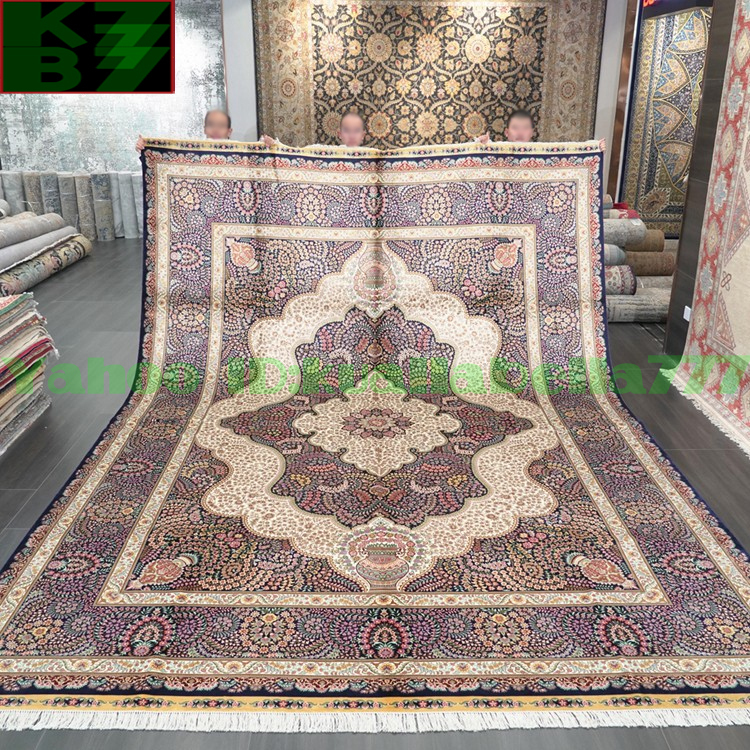 [Alfombra de lujo] alfombra persa de seda★310x430cm alfombra 100% hecha a mano alfombra Interior del hogar sala de estar decoración de lujo X31, muebles, interior, alfombra, alfombra, estera, alfombra general