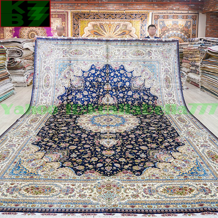 [Luxury Rug] Persian Silk Carpet★310x430cm 100% Handmade Carpet Rug Home Interior Reception Room Living Room Luxury Decoration X29, furniture, interior, carpet, Rugs, mat, Carpets in general