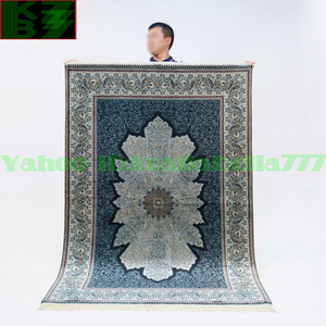 Art hand Auction [Luxurious Rug] Persian Silk Carpet ★ 200x300cm 100% Handmade Carpet Rug Flooring Home Interior Living Room Luxury Decoration W34, furniture, interior, carpet, Rugs, mat, Carpets in general