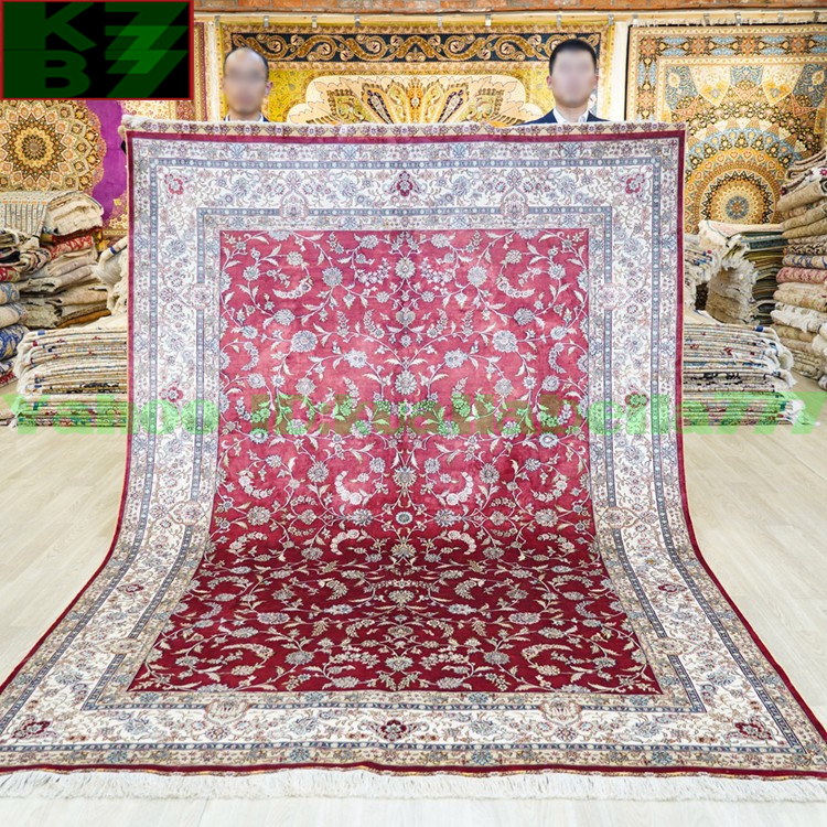 [Luxury Rug] Persian Silk Carpet★180x270cm 100% Handmade Carpet Rug Home Interior Reception Room Living Room Luxury Decoration W31, furniture, interior, carpet, Rugs, mat, Carpets in general