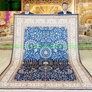 【贅沢敷物】ペルシャ 絨毯 シルク★180ｘ270ｃｍ 100％ ハンドメイド カーペット ラグ 住まい インテリア 応接間 リビング 高級 装飾 W28