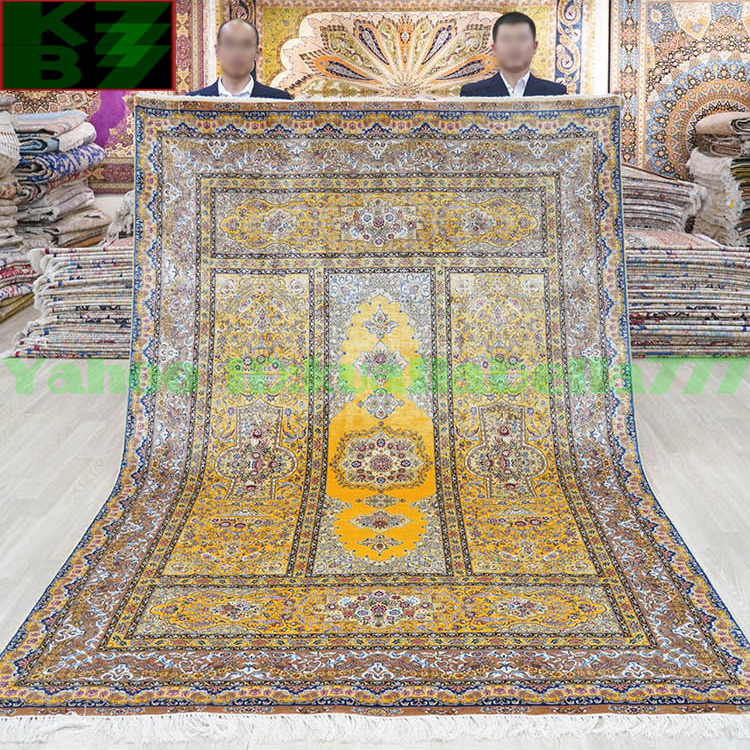 [Luxury Rug] Persian Carpet Silk★180x270cm 100% Handmade Carpet Rug Home Interior Drawing Room Living Luxury Decoration W26, furniture, interior, carpet, rug, mat, Carpet general