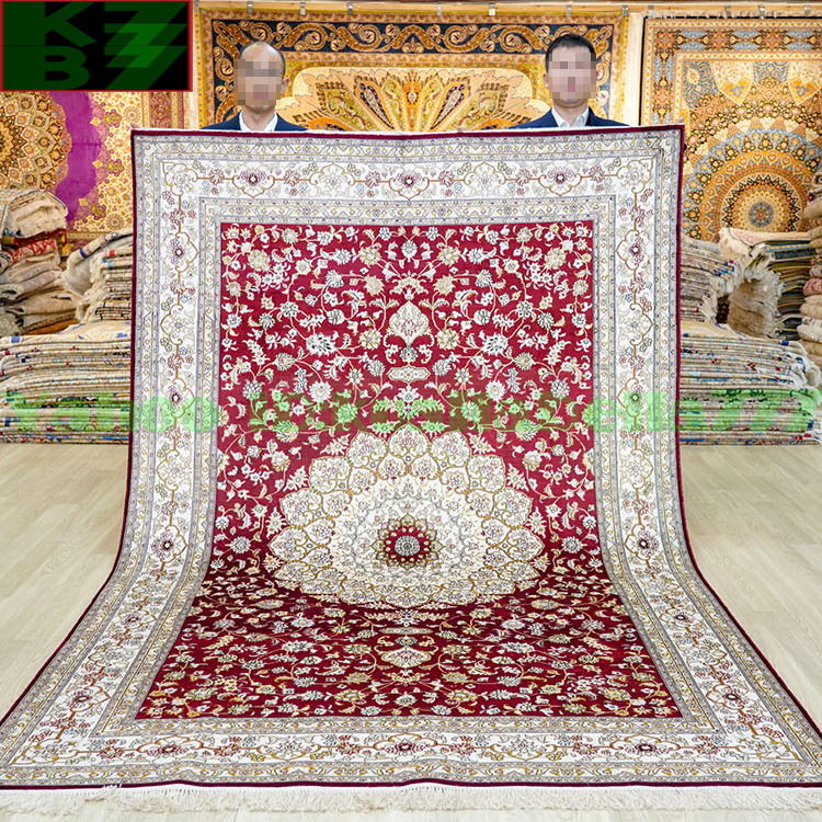 [Luxury Rug] Persian Carpet Silk★180x270cm 100% Handmade Carpet Rug Home Interior Drawing Room Living Luxury Decoration W21, furniture, interior, carpet, rug, mat, Carpet general
