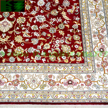 【贅沢敷物】ペルシャ 絨毯 シルク★180ｘ270ｃｍ 100％ ハンドメイド カーペット ラグ 住まい インテリア 応接間 リビング 高級 装飾 W21_画像7