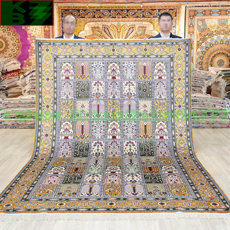 [Luxury Rug] Persian Carpet Silk★180x270cm 100% Handmade Carpet Rug Home Interior Drawing Room Living Luxury Decoration W17, furniture, interior, carpet, rug, mat, Carpet general