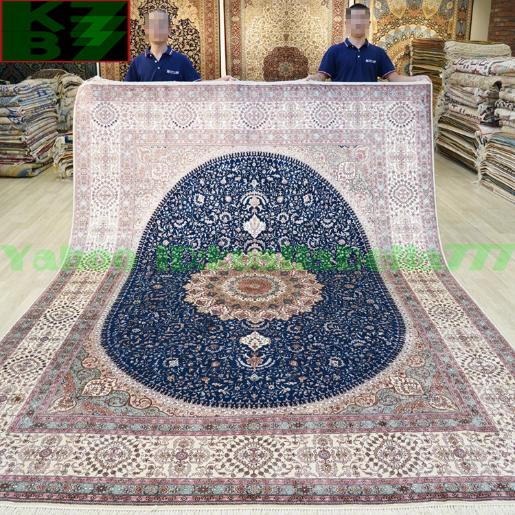 [Tapis de luxe] tapis persan en soie★240x310cm, 100% fait à la main, intérieur de maison, salon, décoration de luxe W09, meubles, intérieur, tapis, tapis, tapis, Tapis général