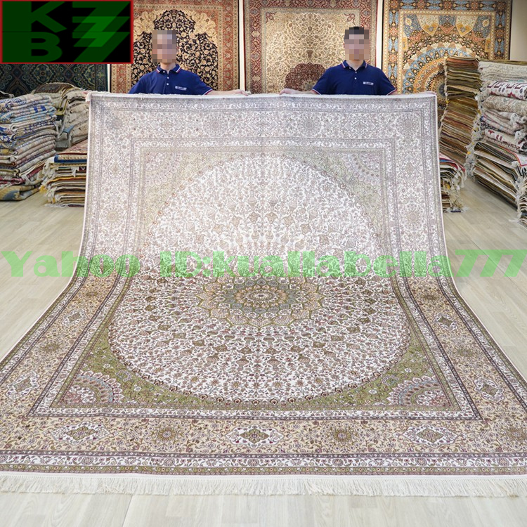 [Luxury Rug] Persian Carpet Silk★240x310cm 100% Handmade Carpet Rug Home Interior Drawing Room Living Luxury Decoration W03, furniture, interior, carpet, rug, mat, Carpet general
