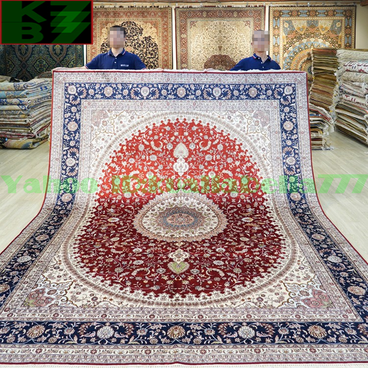 [Luxury Rug] Persian Carpet Silk ★240x310cm 100% Handmade Carpet Rug Flooring Home Interior Drawing Room Living Luxury Decoration W02, furniture, interior, carpet, rug, mat, Carpet general