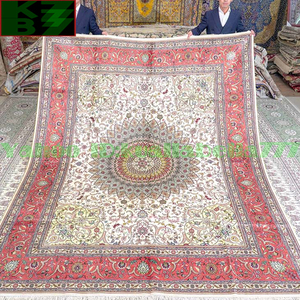 Art hand Auction [Luxury Rug] Persian Carpet Silk★240x310cm 100% Handmade Carpet Rug Home Interior Drawing Room Living Luxury Decoration V98, furniture, interior, carpet, rug, mat, Carpet general