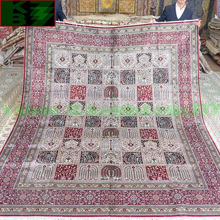 [Alfombra de lujo] alfombra persa de seda★240x310cm alfombra 100% hecha a mano alfombra Interior del hogar sala de estar decoración de lujo V94, muebles, interior, alfombra, alfombra, estera, alfombra general