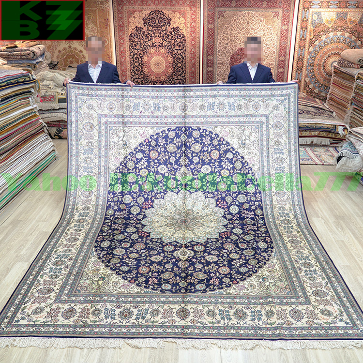 [Luxury Rug] Persian Silk Carpet★240x310cm 100% Handmade Carpet Rug Home Interior Reception Room Living Room Luxury Decoration V92, furniture, interior, carpet, Rugs, mat, Carpets in general