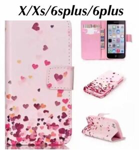  новый товар iPhone кейс блокнот type Heart x xs 6splus 6plus блокнот type кейс PU кожа принт 