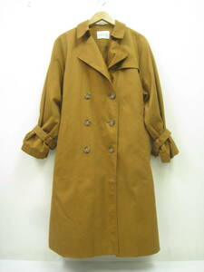 E hyphen world gallery E hyphen world gallery PEACE piece trench coat Brown tea color size F