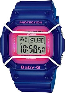 【新品】カシオ　BABY-G　BGD-501FS-2JF　ブルー×ピンク　プロテクター付き