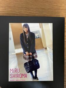 NMB48 白間美瑠 写真 封入特典 Don't look back!